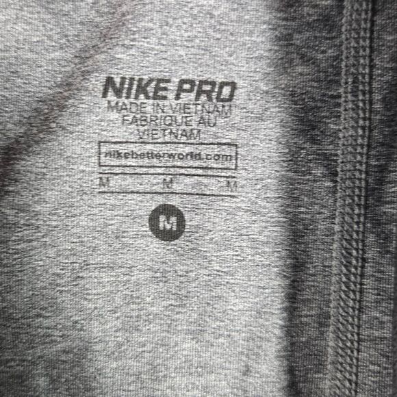 Womens Nike Pro Leggings Medium Sports Active Performance Stretch Lightweight - Picture 4 of 11